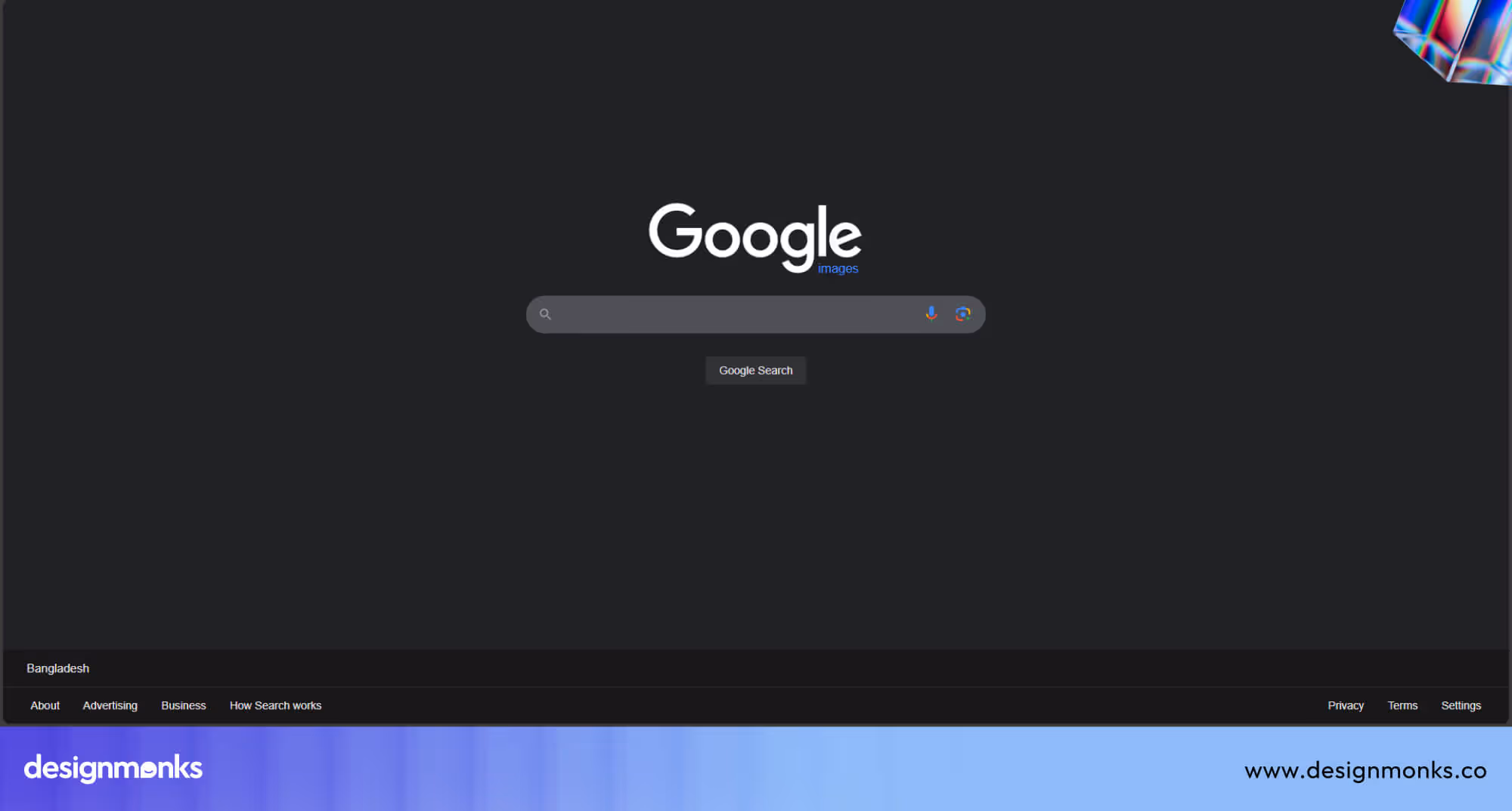 Google’s Clean Homepage
